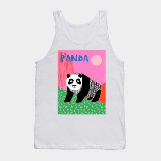 P is for Panda Tank Top